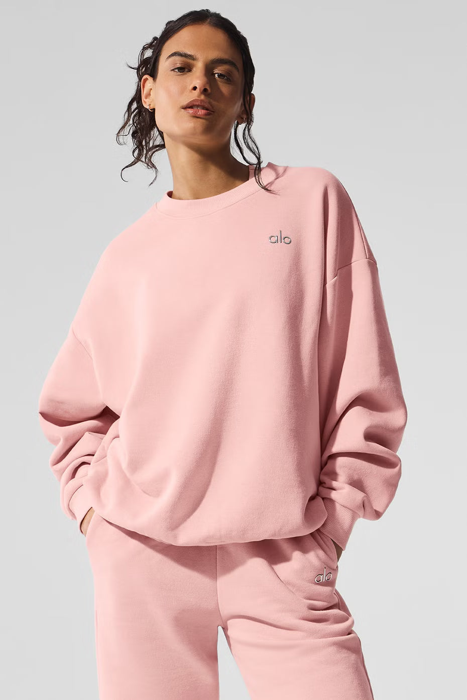 Pull ras du cou Accolade - rose Quartz