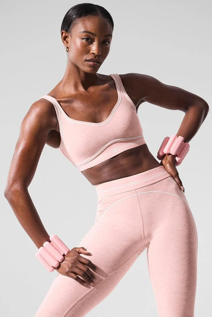 Legging taille haute Heart Throb Airbrush - Rose Quartz Heather
